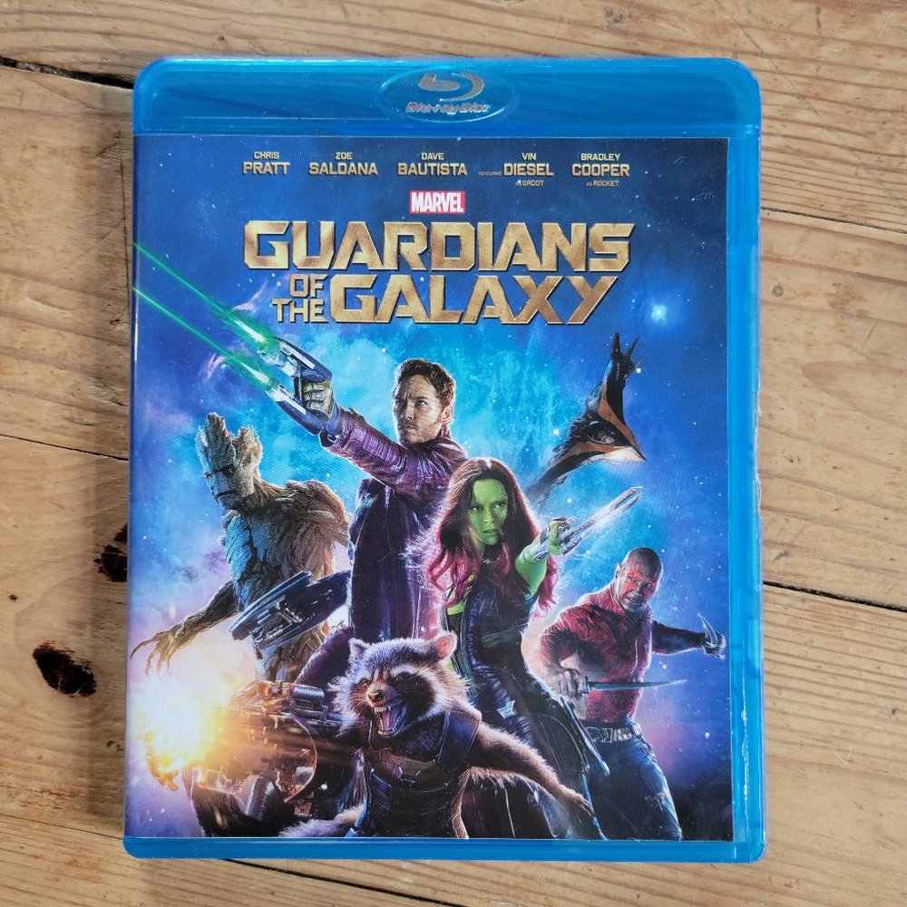 Marvel Guardians of the Galaxy on Blu-ray disc